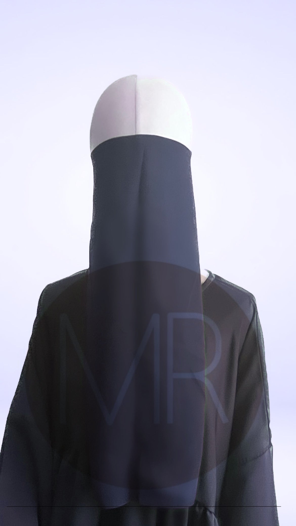 Elastic Half niqab/One piece